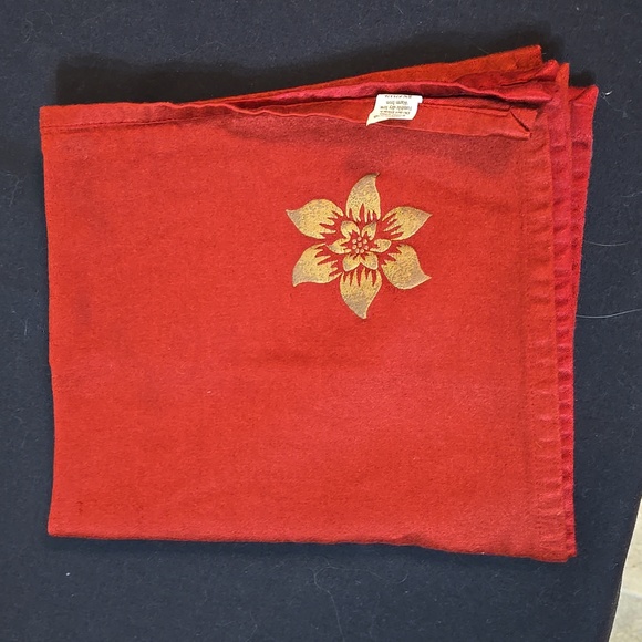 Cloth Napkins w/Poinsettia - Picture 6 of 6